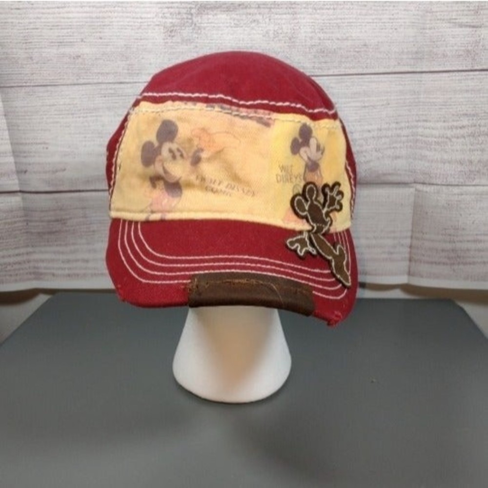 Disney Parks Original Walt Disney Cosmic Red/Cream Hat